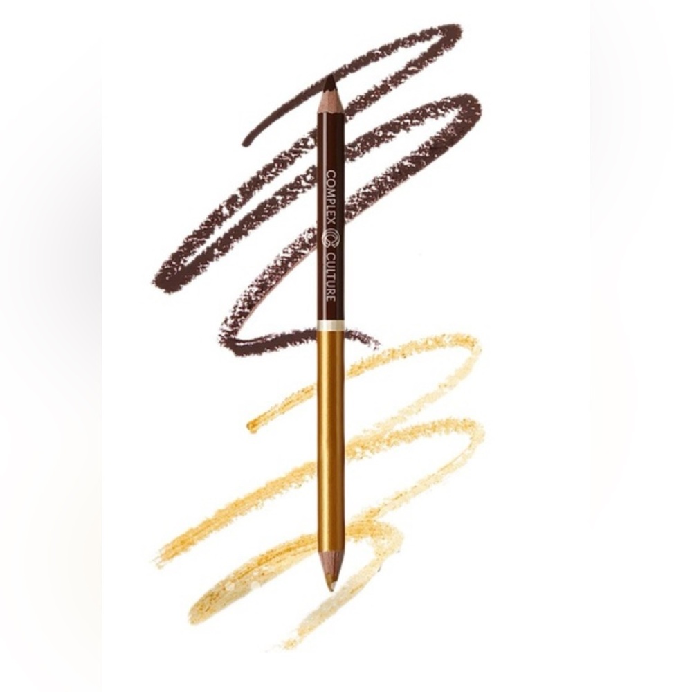 Complex “C” Couture: Dual-Tip Eyeliner - Brown & Shimmering Gold